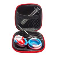 Kit canábico/de tabacaria para dab/óleo Pirate Coil com case, slick, escovas de limpeza, dabber tool, seringa e arame