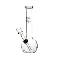 Míni bong de vidro borossilicato da marca King Bong, modelo míni Cubs, cor transparente