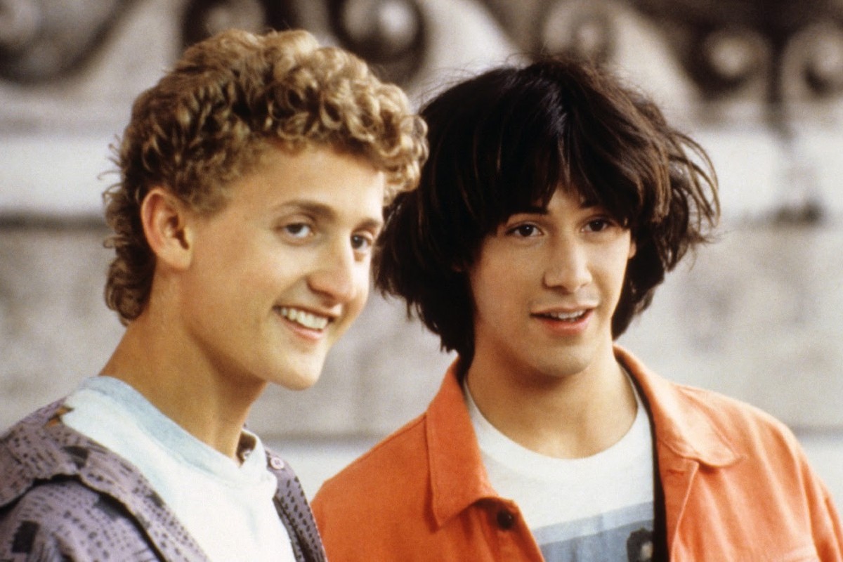 Cena retirada do filme Bill & Ted: Uma Aventura Fantástica